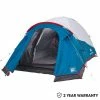 Hiking Clothing Quechua Arpenaz 2XL Fresh & Black, Waterproof Camping Tent, 2 Person