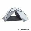 Hiking Clothing Forclaz QuickHiker Fresh & Black, Waterproof Backpacking Tent, 3 Person