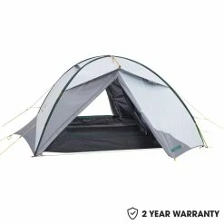 Hiking Clothing Forclaz QuickHiker Fresh & Black, Waterproof Backpacking Tent, 3 Person