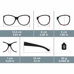 Quechua OTG 500W MH, Polarizing Category 3 Overglasses, Adult