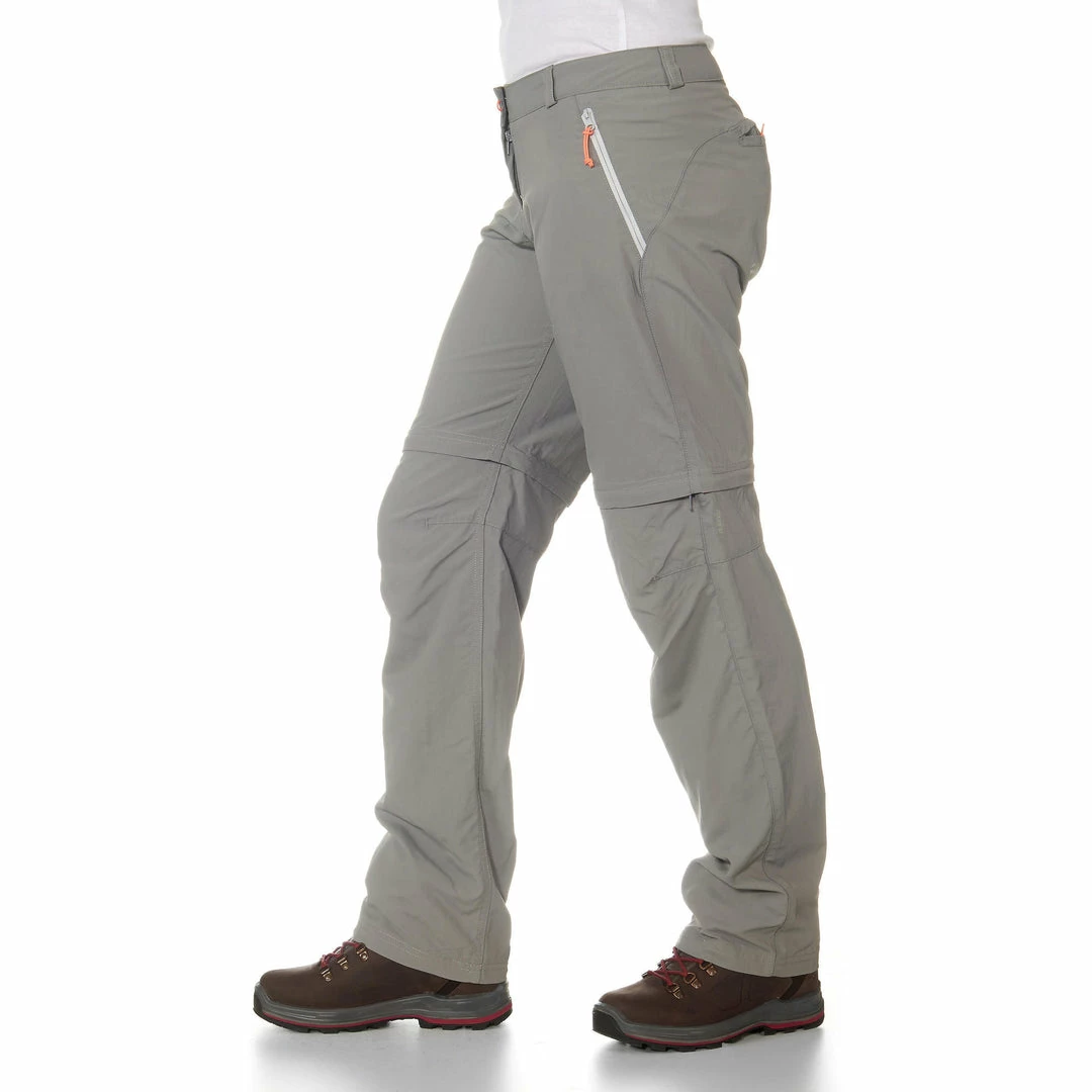 Forclaz 100 Women's Blue Convertible Walking Pants Hiking Clothing