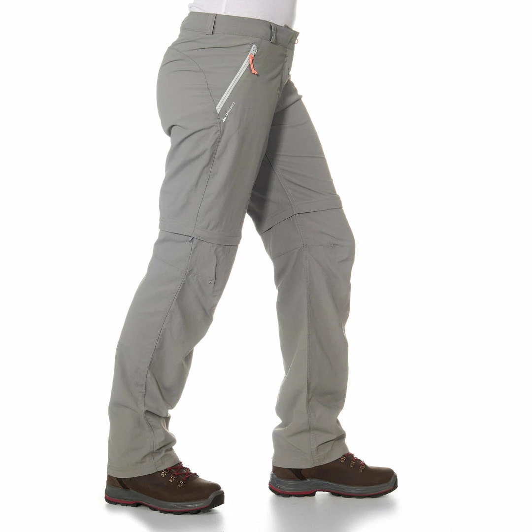 Forclaz 100 Women's Blue Convertible Walking Pants Hiking Clothing