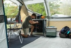 Quechua Extra Large Outdoor Water Resistant Camping Rug Picnic Blanket, 67