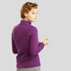 Hiking Clothing Quechua MH100, Eco-Designed Hiking Fleece, Women's