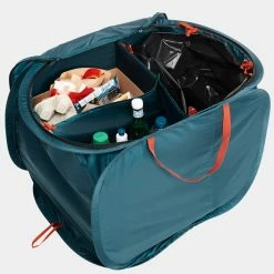 Quechua, 3 Compartment 80 L Camping Recycling Bin
