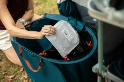 Quechua, 3 Compartment 80 L Camping Recycling Bin