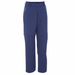 Forclaz 100 Women's Blue Convertible Walking Pants Hiking Clothing