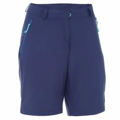 Forclaz 100 Women's Blue Convertible Walking Pants Hiking Clothing