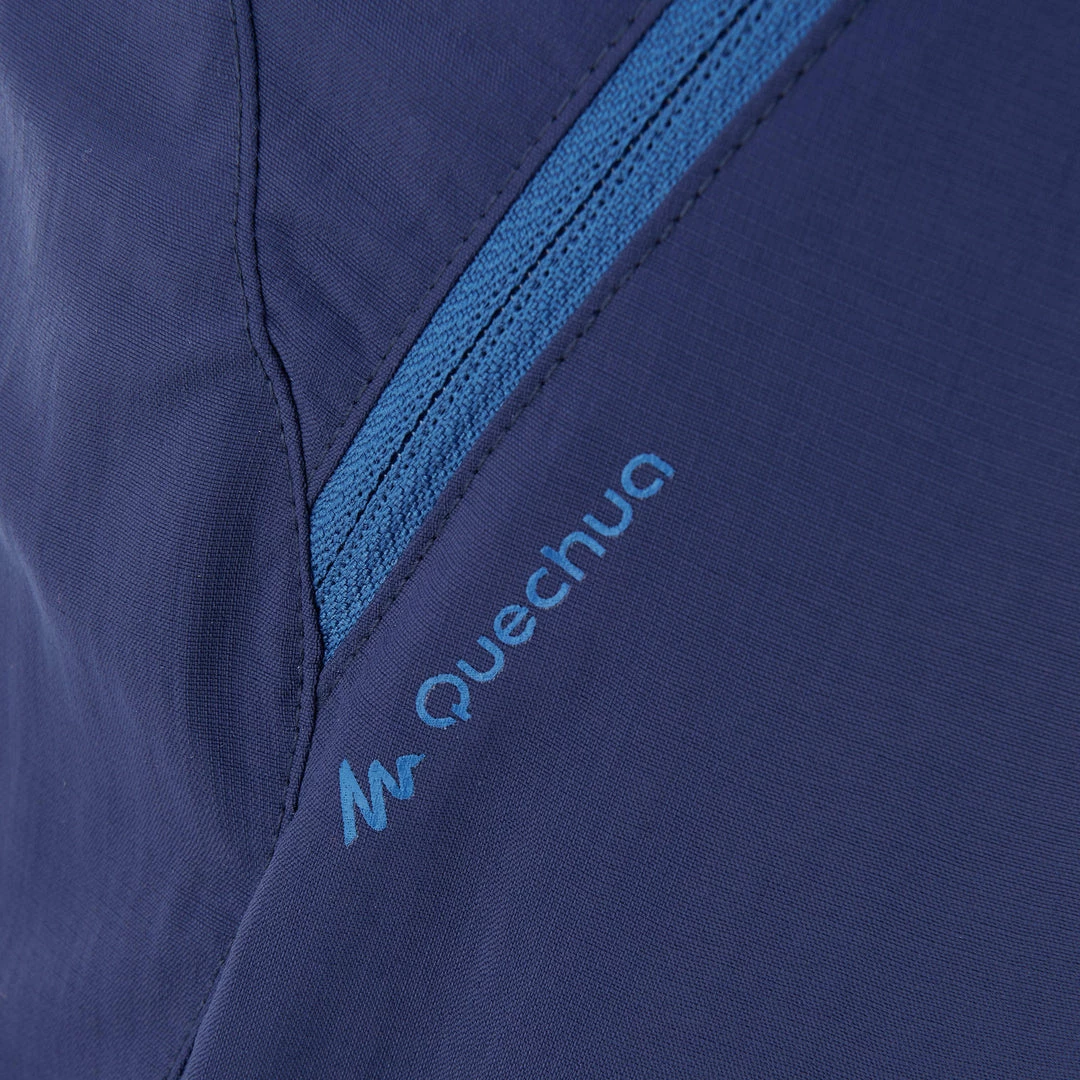 Forclaz 100 Women's Blue Convertible Walking Pants Hiking Clothing