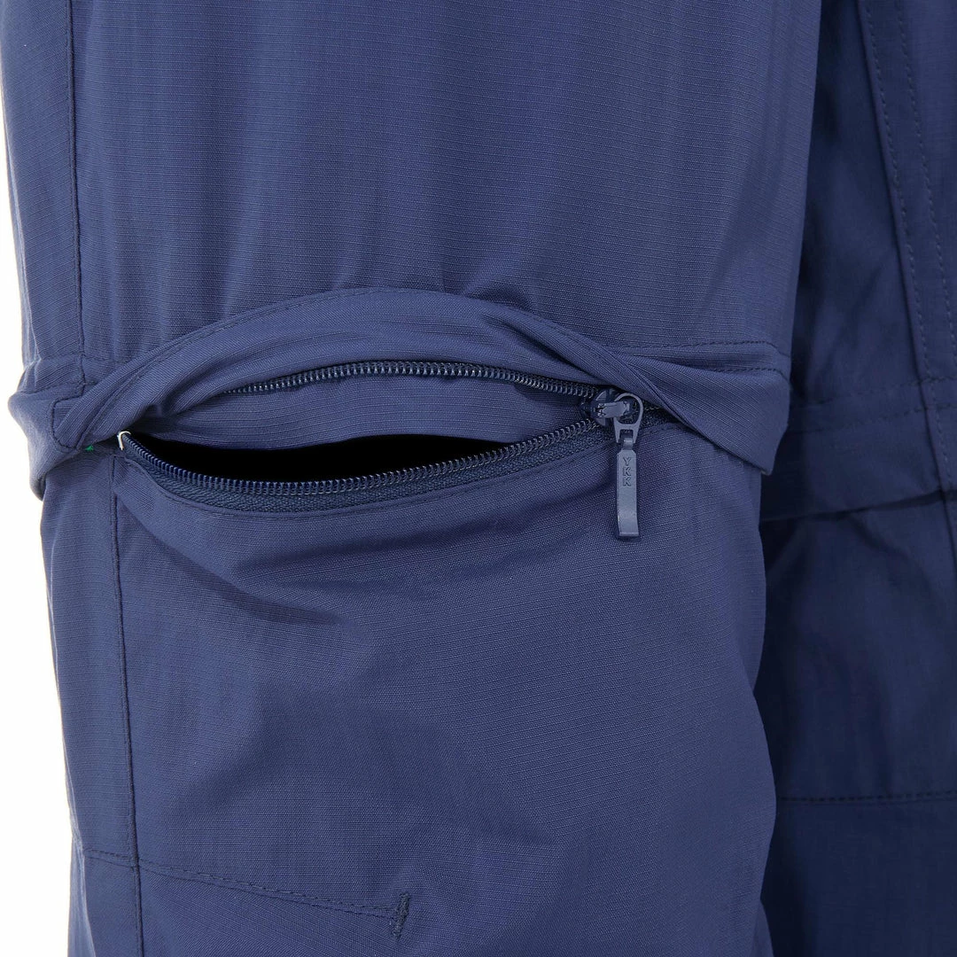 Forclaz 100 Women's Blue Convertible Walking Pants Hiking Clothing