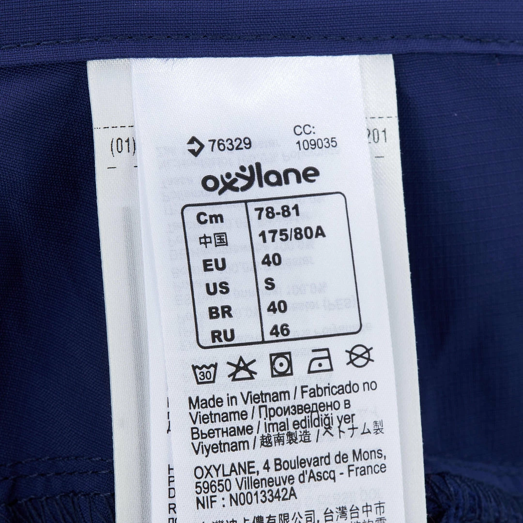 Forclaz 100 Women's Blue Convertible Walking Pants Hiking Clothing