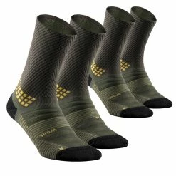 Quechua, Merino Wool Blend High Hiking Socks, 2 Pairs