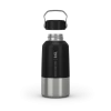 Hiking Clothing Quechua MH100, Stainless Steel Screw Cap Hiking Water Bottle, 20oz