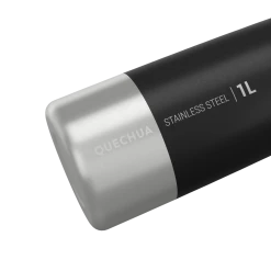 Hiking Clothing Quechua MH100, Stainless Steel Screw Top Hiking Water Bottle, 34oz