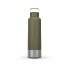 Quechua MH100, 1.5 L Stainless Steel Screw Cap Hiking Flask