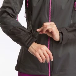 Hiking Clothing Quechua MH900, Waterproof Hiking Jacket, Women's