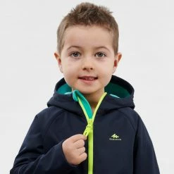 Hiking Clothing Quechua MH550, Softshell Hiking Jacket, Kids'