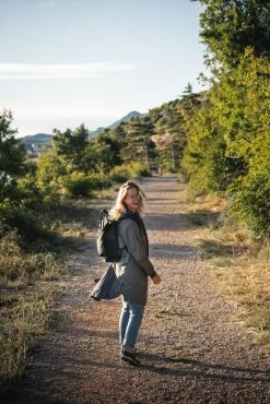 Quechua Hiking Clothing Waterproof Longline Raincoat, Women's