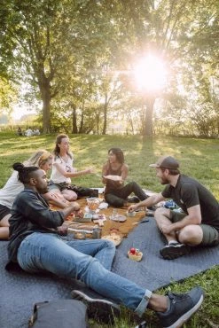 Quechua Extra Large Outdoor Water Resistant Camping Rug Picnic Blanket, 67