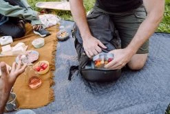 Quechua Extra Large Outdoor Water Resistant Camping Rug Picnic Blanket, 67