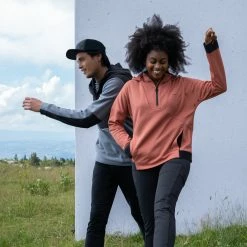 Quechua Hiking Clothing MH500, Fleece Hiking Hoodie, Women’s