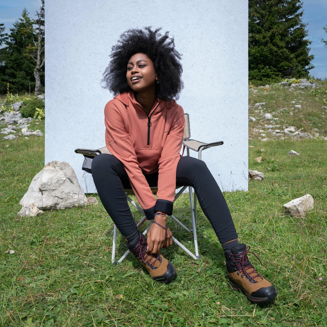 Quechua Hiking Clothing MH500, Fleece Hiking Hoodie, Women’s