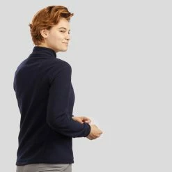 Hiking Clothing Quechua MH100, Eco-Designed Hiking Fleece, Women's