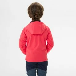 Hiking Clothing Quechua MH550, Softshell Hiking Jacket, Kids'
