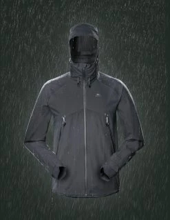 Hiking Clothing Quechua MH500, Lightweight Waterproof Rain Jacket, Men's