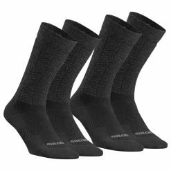 Quechua Merino Wool U-Warm Mid, Hiking Socks, 2-Pack