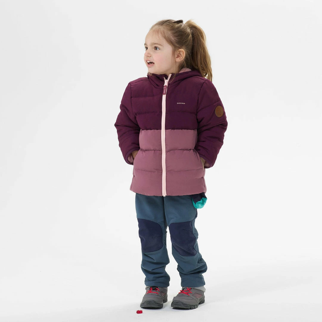 Quechua X-Warm, Synthetic Down Insulated Puffer Hiking Jacket, Kids’