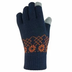 Hiking Clothing Quechua SH100 Mesh, Touchscreen-Compatible Hiking Gloves, Kids'