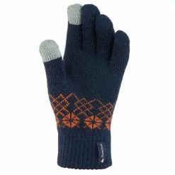 Hiking Clothing Quechua SH100 Mesh, Touchscreen-Compatible Hiking Gloves, Kids'