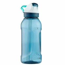 Quechua Tritan 900, Instant Stopper + Pipette Plastic Hiking Water Bottle, 17oz