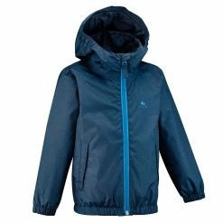 Hiking Clothing Quechua MH500, Waterproof Hiking Jacket, Kids'