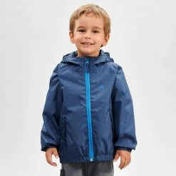 Hiking Clothing Quechua MH500, Waterproof Hiking Jacket, Kids'