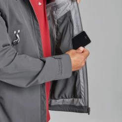 Hiking Clothing Quechua MH500, Lightweight Waterproof Rain Jacket, Men's