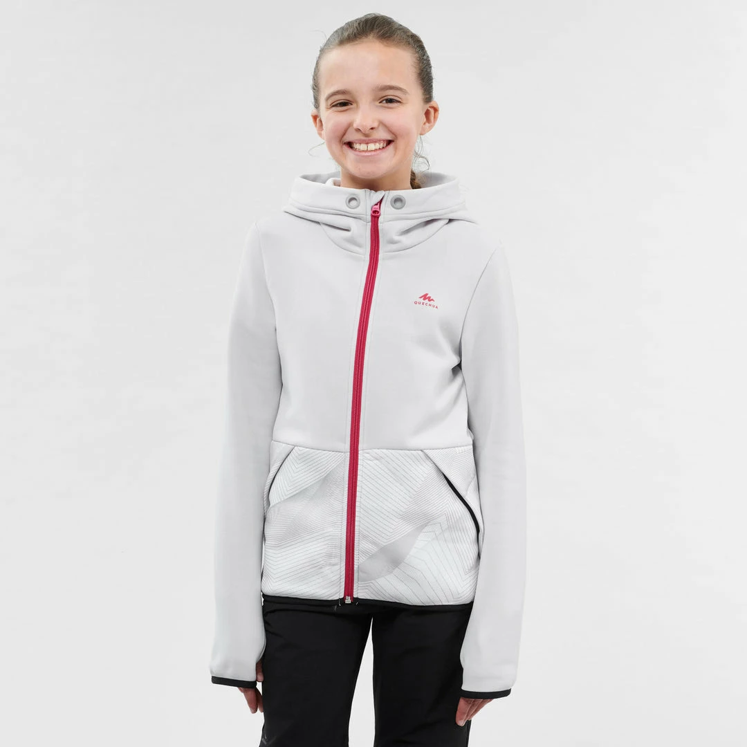 Quechua Hiking Clothing Kids' MH100 Hiking Fleece