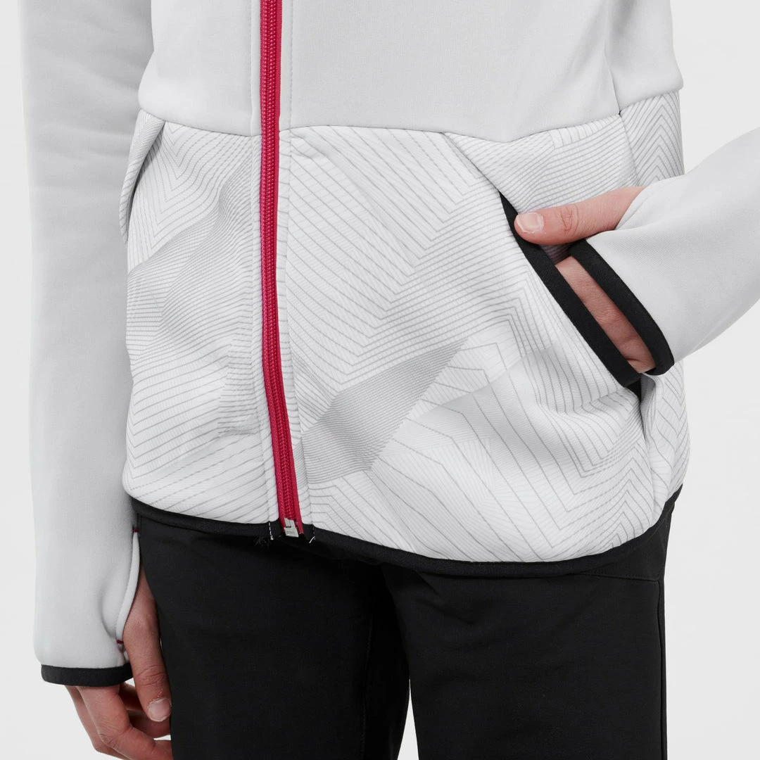 Quechua Hiking Clothing Kids' MH100 Hiking Fleece