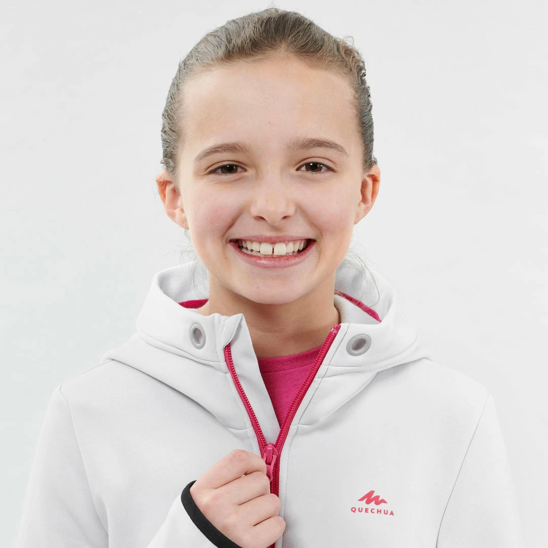Quechua Hiking Clothing Kids' MH100 Hiking Fleece