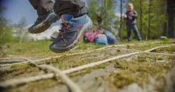 Quechua Crossrock, Low-Top Lace-Up Hiking Shoes, Boys' Hiking Clothing