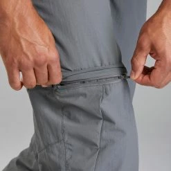 Quechua Men's Mountain Walking Zip-Off Pants MH150 Hiking Clothing