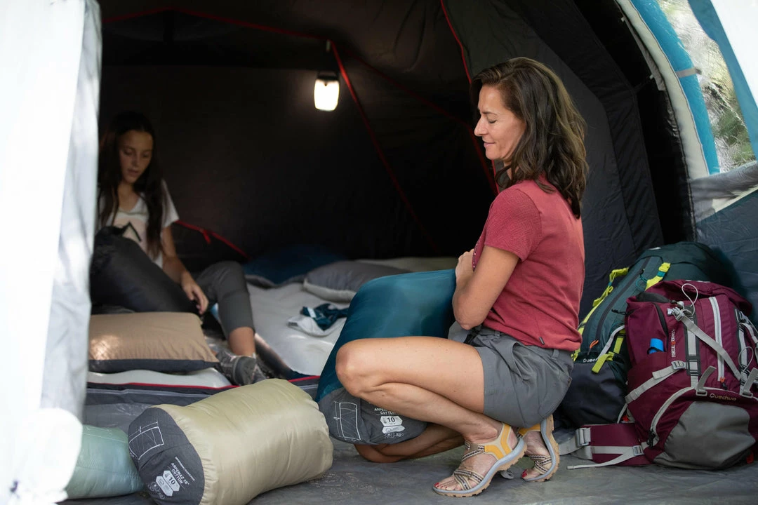 Quechua Arpenaz, 50° Cotton Camping Sleeping Bag