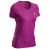 Hiking Clothing Quechua MH500, Short-Sleeved Hiking T-Shirt, Women's