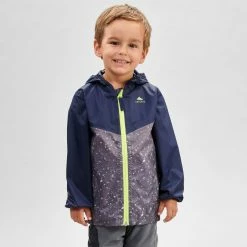 Quechua MH150, Waterproof Hiking Jacket, Kids' Hiking Clothing