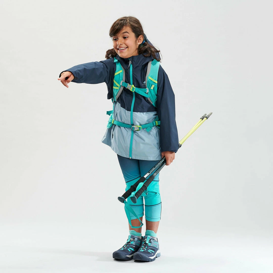 Quechua MH550, Waterproof Hiking Jacket, Kids' Hiking Clothing