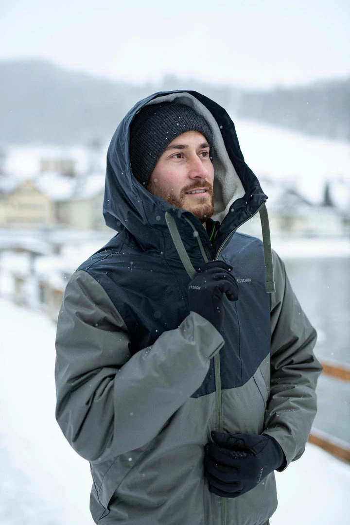 Hiking Clothing Quechua SH100 Warm, Waterproof Hiking Jacket, Men’s