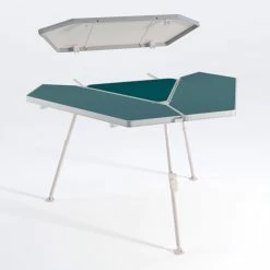 Quechua Hiking Clothing Tepee, Hexagonal Camping Table, 6 Person