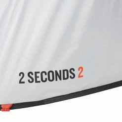 Quechua 2 Second Fresh & Black, Waterproof Pop Up Camping Tent, 2 Person Hiking Clothing