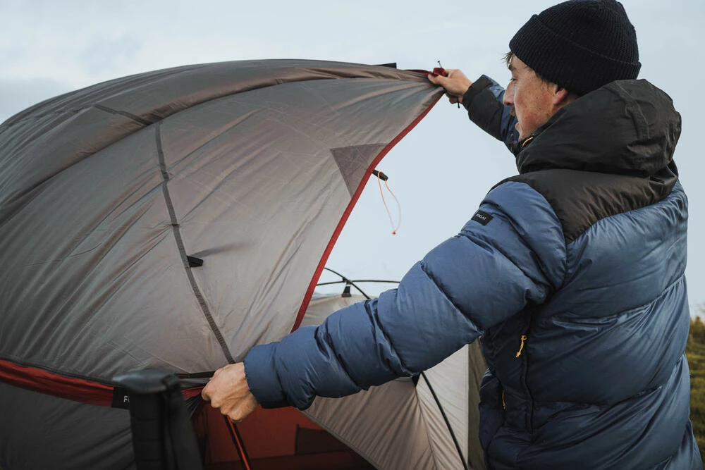 Hiking Clothing Forclaz, Down Packable Puffer Hooded Backpacking Jacket, Men's